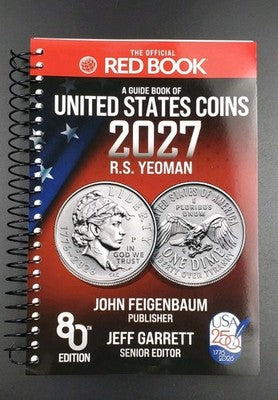 2027 The Official Red Book A Guide Book of United States Coins 80th Edition Soft