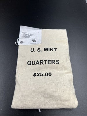 U.S. Mint Bag 100 2017 S 25c Ozark Riverways ATB Quarter Coins BU UNC