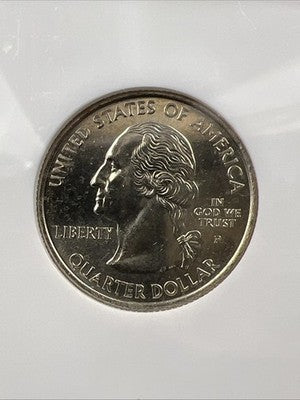 2001 P Vermont Statehood Quarter NGC MS65 W #086