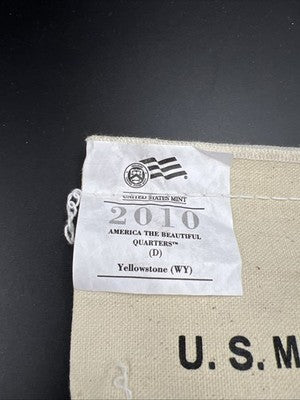 U.S. Mint Bag 100 2010 D Yellowstone ATB Quarter Coins BU UNC