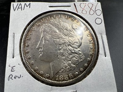 1886 O $1 Morgan Silver Dollar Coin VAM 1A XF EF Extra Fine Top 100 Variety