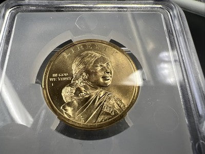 2014 D $1 Sacagawea Native Dollar Gem BU Coin MS67 ANACS #17