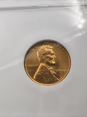 1941 S 1c Lincoln Wheat Cent Penny Coin NGC MS66 RD #081