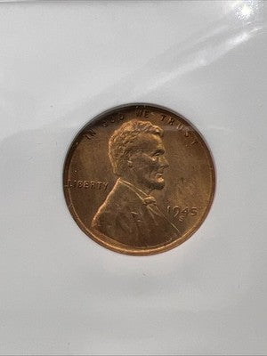 1945 S 1c Lincoln Wheat Cent Penny MS67 Some Toning #001