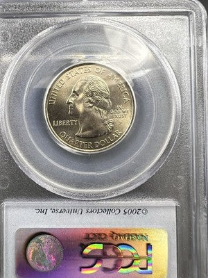 2005 D 25c California State Statehood Quarter Coin MS67 PCGS Satin Finish #066