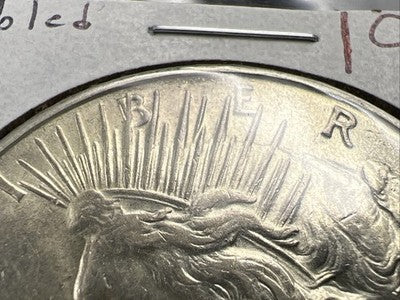 1934 D $1 Peace Silver Dollar Coin VAM 3 Top 50 Variety AU About UNC