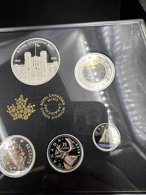 2018 Canada Color Silver Proof Set w/ Box & COA