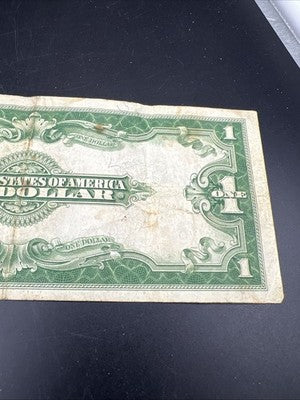 1923 One Dollar Silver Certificate Horse Blanket Blue Seal CH VG Very Good #835