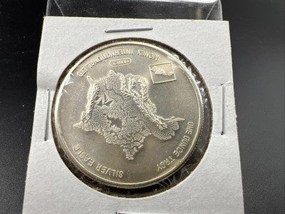 1982 Monex 1 Oz Silver Eagle .999 Art Vintage Round CH BU UNC