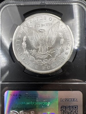1884 CC Morgan Silver Eagle Dollar Coin NGC BU UNC Original Bag Fragment Series