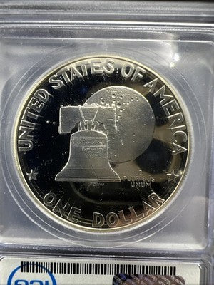 1976 $1 Ike Eisenhower 40% silver Dollar Coin ICG PR69 DCAM #330