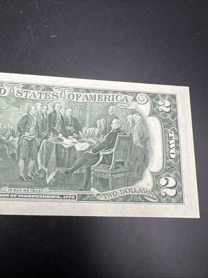 1976 $2 FRN Bicentennial Federal Reserve Note Choice Unc #540 Atlanta District
