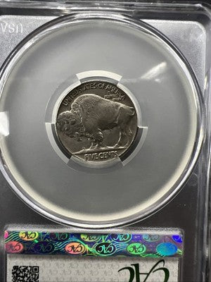 1937 P 5c Buffalo Nickel Coin CAC XF40 Extra Fine Circulated Certified