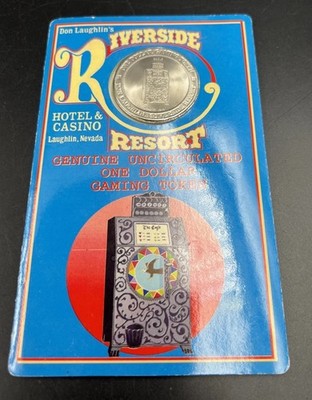 Riverside Resort $1 Casino Gaming Token Uncirculated In Display Pack