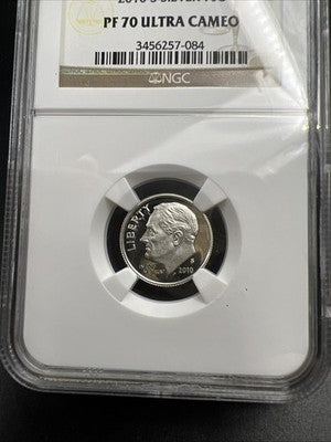 2010 S 10c Roosevelt Silver Proof Dime Coin NGC PF70 UCAM #84