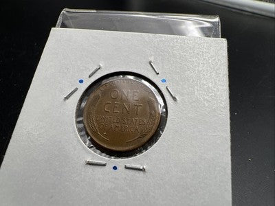 194x 1C Lincoln Wheat Cent Major Planchet Lamination Error VF Circ