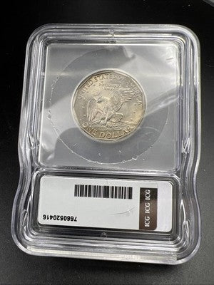 1979 S $1 SBA Susan B Anthony Dollar Coin ICG MS66 + Plus Gem UNC