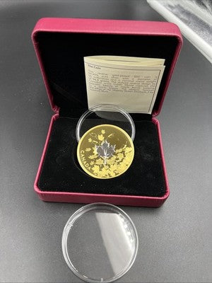 2017 Canada 3 Oz Silver Whispering Maple Leaves Coin w Box COA