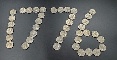 1976 Bicentennial Quarter Roll Lot Of 40 Coins Choice Circulated