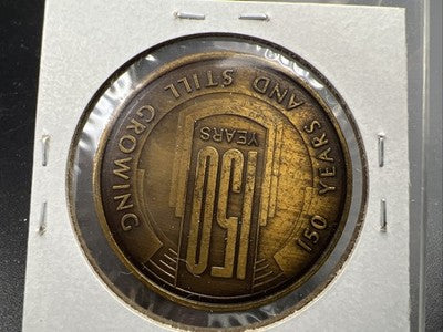 Houston County Georgia Sesquincentennial Metal 1971 (1821-1971)