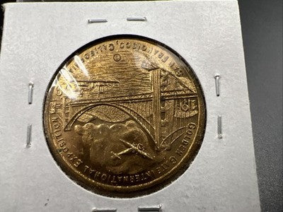 1939 Golden Gate International Exposition Medal AU About UNC