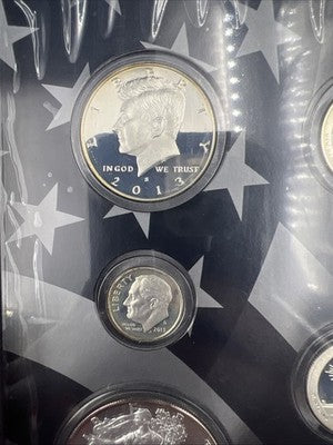 2013 Limited Edition US Silver Proof Set Complete w/ Box COA SK#a
