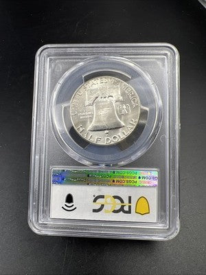 1958 P 50c Franklin Silver Half Dollar Coin PCGS MS64 CH BU Certified #86