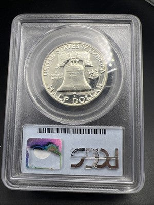 1955 P 50c Franklin Silver Half Dollar Coin PCGS PR66 Gem Proof Certified #687