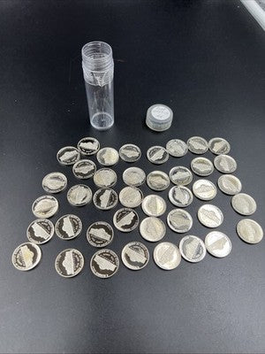 2007 S 5c Proof Jefferson Nickel 40 Coin Roll Choice Proof