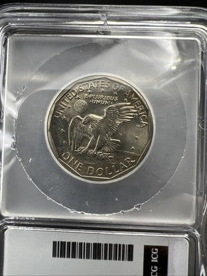 1979 S $1 SBA Susan B Anthony Dollar Coin ICG MS66 + Plus Gem UNC