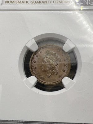 1864 Civil War Token F-54/342 a Union Forever NGC MS65 BN Gem UNC Certified