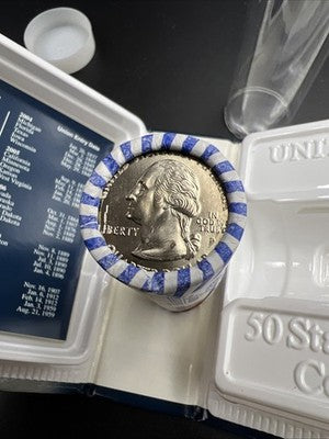 US Mint Certified 2004 P Florida State Statehood Quarter Roll BU UNC