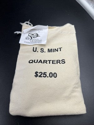 U.S. Mint Bag of 100 2002 P 25c Mississippi State Statehood Quarter Coins BU UNC