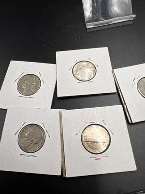 Jefferson Nickel Collector's Lot 1971 D/D RPM 5c UNC 1964 1946 circ stamped ++