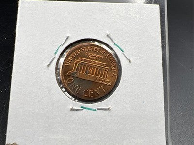 Broadstruck 1972 P 1c Lincoln Memorial Cent Penny Error Coin CH BU RB