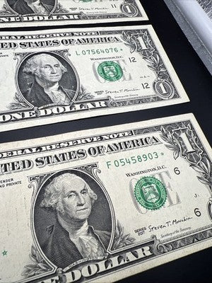 Lot of 5 2017 * Star FRN Federal Reserve Notes VG + Circ Conditions #903