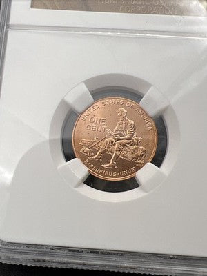 2009 1c Lincoln Formative Years Commemorative Cent Coin MS66 NGC #382