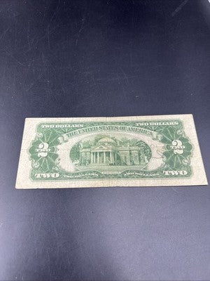 1928 G $2 USN United States Note Red Seal VG Very Good Circ #13