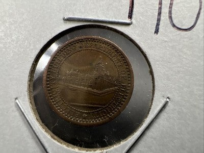 1904 St Louis Expo Electricity Medal H-30 CH VF Circ