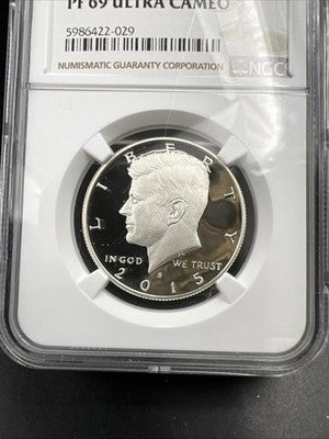 2015 S 50c Kennedy Silver Half Dollar Coin NGC PF69 UCAM #029