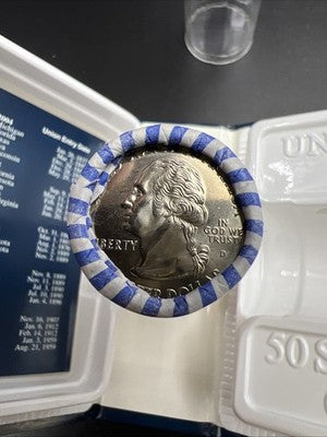 US Mint Certified 2003 D Maine State Statehood Quarter Roll BU UNC