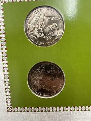 4 Coin Set 2011 Wampanoag 2012 Trade P & D Sacagawea Native Dollar Coins CH BU