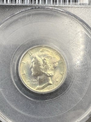 1939 10C Mercury Silver Dime Coin Gem BU UNC MS66 PCGS Nice