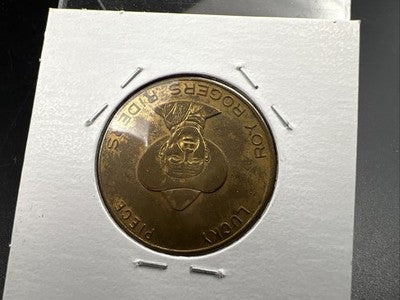 Roy Rogers Riders Lucky Piece Horse Trigger Good Luck Forever Token XF / AU