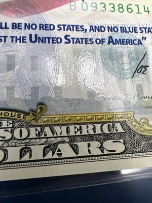 2 Consecutive 2017 $2 FRN Biden Harris Presidential Colorized UNC Two Dollars #3