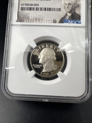 1983 S 25c Washington Proof Copper Nickel Clad Quarter Coin NGC PF69 UCAM #003