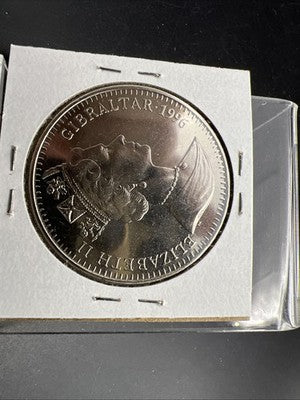 1996 Gibraltar 1 Crown Elvis Presley CH UNC Centenary of the Cinema SKU#B