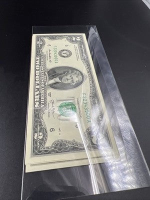 Lot of 4 Same Block 2013 $2 CH AU FRN Federal Reserve Notes Fancy Serial #900