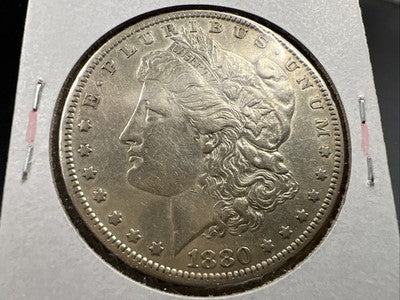 1880 O Micro o $1 Morgan Silver Dollar Coin XF Details SK#B