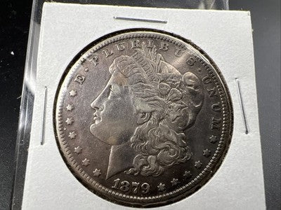 1879 P $1 Morgan Silver Dollar Coin VF Very Fine Circ SK#a